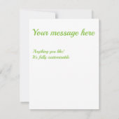 Groene ruitvormig patroon van Chartreuse RSVP Kaartje (Achterkant)