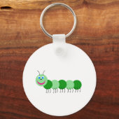 Groene rups sleutelhanger (Voorkant)