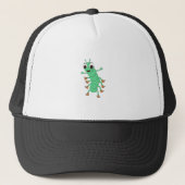 Groene Rups Trucker Pet (Voorkant)