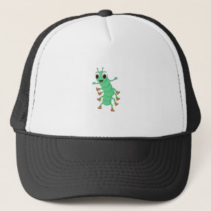 Groene Rups Trucker Pet