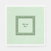 Groene rust SJABLOON Servet (Voorkant)