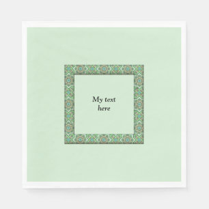 Groene rust SJABLOON Servet