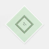 Groene rust SJABLOON Servet (Hoek)