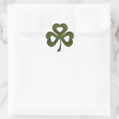 Groene Rusted Metal Shamrock Clover Stickers (Tas)