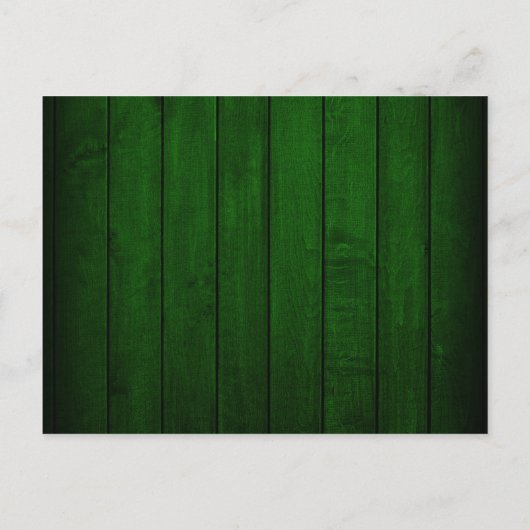 Groene Rustieke Hout Viering van het Leven Begrafe Aankondigingskaart (Achterkant)