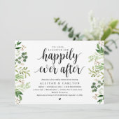 Groene Rustieke Trouwrepetitie Diner Kaart (Staand voorkant)