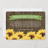 GROENE RUSTISCHE GESCHIKTHOUDER BEWAREN DE DATUURK SAVE THE DATE (Achterkant)