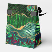 Groene Safari Agaat Verjaardag Dank u Bedankdoosjes (Achterkant)