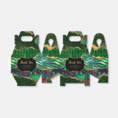 Groene Safari Agaat Verjaardag Dank u Bedankdoosjes (Uitgevouwen)