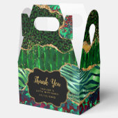Groene Safari Agaat Verjaardag Dank u Bedankdoosjes (Geopend)
