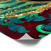 Groene Safari Agaat Verjaardag Welkom Poster (Hoek)