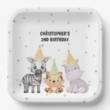 Groene Safari Oerwoud Animal Birthday