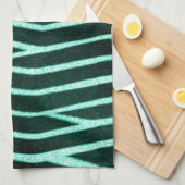 groene safari theedoek (Quarter Fold)