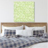 Groene Safari Zebra Print (Insitu (Slaapkamer))
