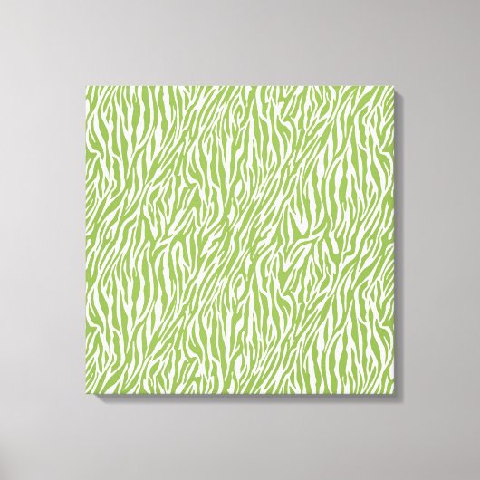 Groene Safari Zebra Print (Voorkant)