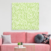 Groene Safari Zebra Print (Insitu (Woonkamer))