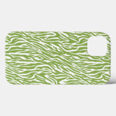 Groene Safari Zebra Print Case-Mate iPhone Case (Achterkant (horizontaal))