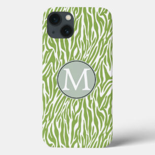 Groene Safari Zebra Print Case-Mate iPhone Case