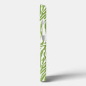 Groene Safari Zebra Print Case-Mate iPhone Case (Achterkant / Links)