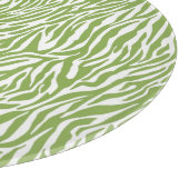 Groene Safari Zebra Print Snijplank (Hoek)