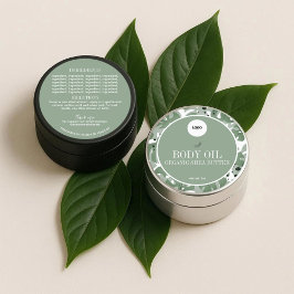 Groene Sage Natuurlijke Botanische Ingrediënten La Labels