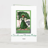  groene Saint Patrick's Day Kaart (Achterkant)