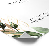 Groene Salon Prijslijst Poster (Hoek)