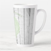 Groene Scallop Shell Latte Mok (Rechts)