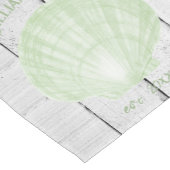 Groene Scallop Shell Short Table Runner Korte Tafelloper (Hoek)