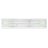 Groene Scallop Shell Short Table Runner Korte Tafelloper (Horizontaal)