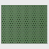 Groene scandi stijl Kerstmis dennenboom minimalist Cadeaupapier (Vlak)
