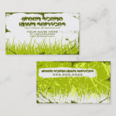 groene scène grunge visitekaartje (Voorkant / Achterkant)