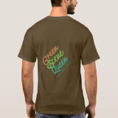 Groene scène koningin t-shirt (Achterkant)