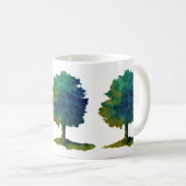 Groene Schaduw Boom Koffiemok (Voorkant rechts)