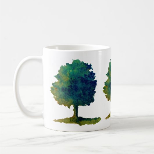 Groene Schaduw Boom Koffiemok (Links)
