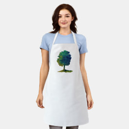 Groene Schaduw Boom schort