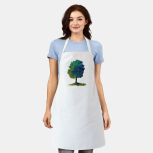 Groene Schaduw Boom schort
