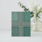 groene schaduw briefkaart (Staand voorkant)
