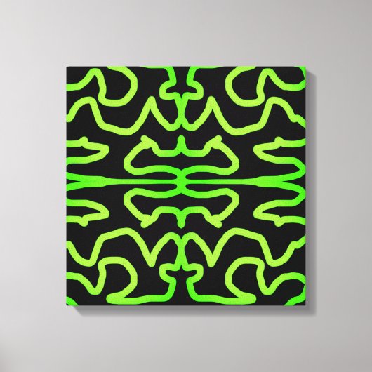 groene schaduw canvas afdruk (Voorkant)