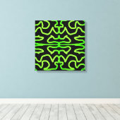 groene schaduw canvas afdruk (Insitu (Houten vloer))