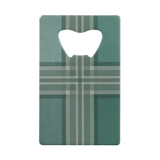 groene schaduw creditkaart flessenopener (Voorkant)