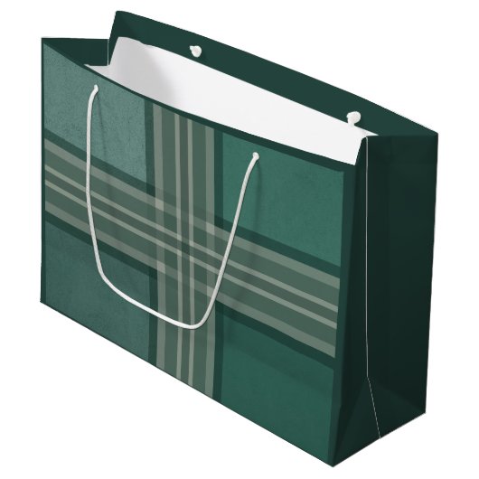 groene schaduw groot cadeauzakje (Voorkant Gekanteld)