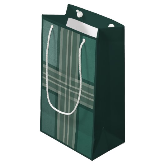 groene schaduw klein cadeauzakje (Voorkant Gekanteld)