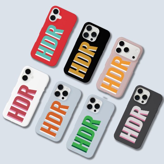 Groene Schaduw Monogram patroon met Naam iPhone Hoesje