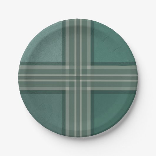 groene schaduw papieren bordje (Voorkant)