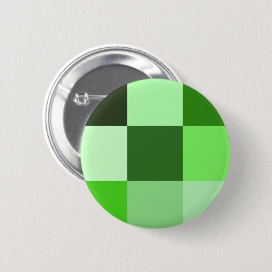 groene schaduw ronde button 5,7 cm (Voorkant /achterkant)