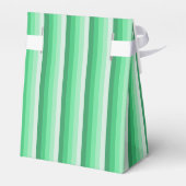 Groene schaduwstrepen bedankdoosjes (Achterkant)