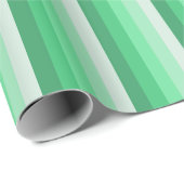Groene schaduwstrepen cadeaupapier (Rol Hoek)