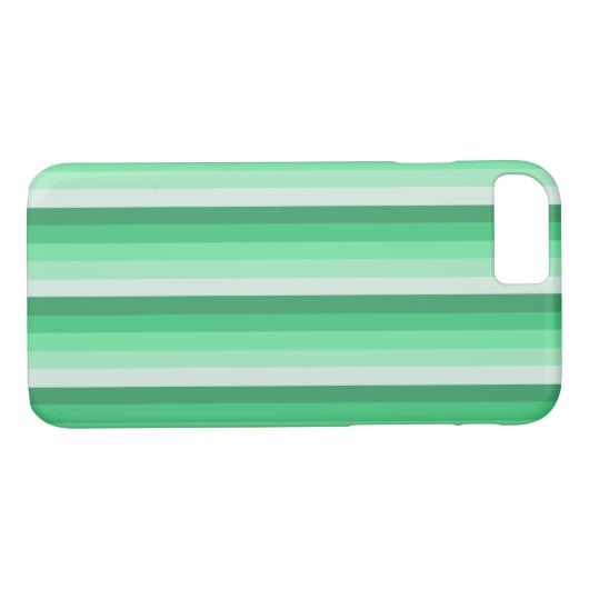 Groene schaduwstrepen Case-Mate iPhone case (Achterkant (Horizontaal))