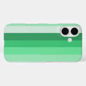 Groene schaduwstrepen Case-Mate iPhone case (Achterkant (horizontaal))